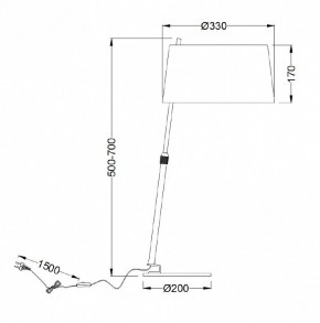Настольная лампа декоративная Maytoni Bergamo MOD613TL-01B в Нижнем Тагиле - nizhniy-tagil.mebel24.online | фото 9