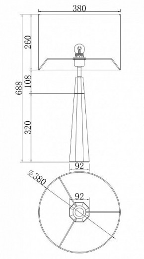 Настольная лампа декоративная Maytoni Bianco Z030TL-01BS2 в Нижнем Тагиле - nizhniy-tagil.mebel24.online | фото 3