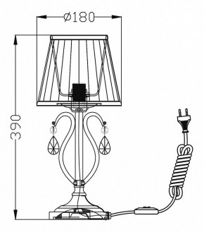 Настольная лампа декоративная Maytoni Brionia ARM172-01-G в Нижнем Тагиле - nizhniy-tagil.mebel24.online | фото 2