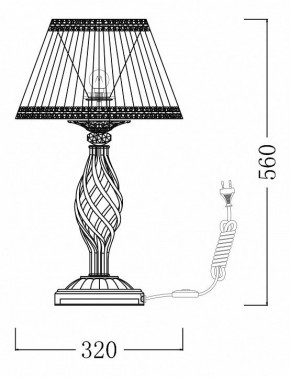 Настольная лампа декоративная Maytoni Grace ARM247-00-G в Нижнем Тагиле - nizhniy-tagil.mebel24.online | фото 7