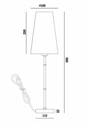 Настольная лампа декоративная Maytoni Zaragoza H001TL-01BS в Нижнем Тагиле - nizhniy-tagil.mebel24.online | фото 4