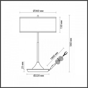 Настольная лампа декоративная Odeon Light Bergi 5064/2T в Нижнем Тагиле - nizhniy-tagil.mebel24.online | фото 8