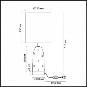 Настольная лампа декоративная Odeon Light Pollen 5424/1T в Нижнем Тагиле - nizhniy-tagil.mebel24.online | фото 5