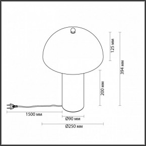 Настольная лампа декоративная Odeon Light Rufina 7088/2T в Нижнем Тагиле - nizhniy-tagil.mebel24.online | фото 4