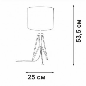 Настольная лампа декоративная Vitaluce V2834 V2834-1/1L в Нижнем Тагиле - nizhniy-tagil.mebel24.online | фото 2