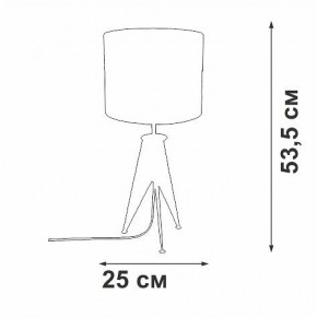 Настольная лампа декоративная Vitaluce V28340 V28340-1/1L в Нижнем Тагиле - nizhniy-tagil.mebel24.online | фото 2