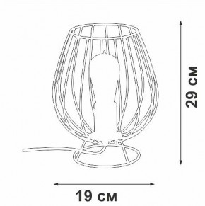 Настольная лампа декоративная Vitaluce V4296 V4296-0/1L в Нижнем Тагиле - nizhniy-tagil.mebel24.online | фото 3