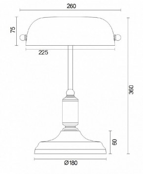 Настольная лампа офисная Maytoni Kiwi Z153-TL-01-BS в Нижнем Тагиле - nizhniy-tagil.mebel24.online | фото 2