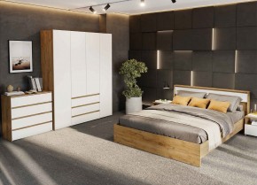 НЕКСТ 1 Спальня (Дуб Золотой/Белый) в Нижнем Тагиле - nizhniy-tagil.mebel24.online | фото