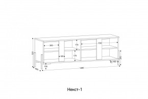 НЕКСТ - 1 Тумба ТВ в Нижнем Тагиле - nizhniy-tagil.mebel24.online | фото 2