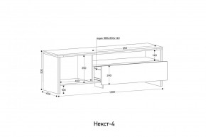 НЕКСТ - 4 Тумба ТВ в Нижнем Тагиле - nizhniy-tagil.mebel24.online | фото 2