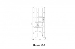 НИКОЛЬ 21.2 Стеллаж в Нижнем Тагиле - nizhniy-tagil.mebel24.online | фото 2