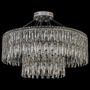 Подвесная люстра Arti Lampadari Ovindoli Nickel Ovindoli L 1.5.80+40.100 N в Нижнем Тагиле - nizhniy-tagil.mebel24.online | фото 3