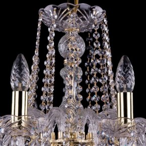 Подвесная люстра Bohemia Ivele Crystal 1402 1402/10/240/G/Leafs в Нижнем Тагиле - nizhniy-tagil.mebel24.online | фото 4