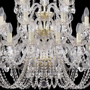 Подвесная люстра Bohemia Ivele Crystal 1402 1402/16+8+4/300/h-123/3d/G в Нижнем Тагиле - nizhniy-tagil.mebel24.online | фото 3