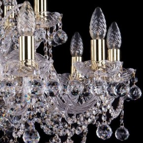 Подвесная люстра Bohemia Ivele Crystal 1411 1411/10+5/240/G/Balls в Нижнем Тагиле - nizhniy-tagil.mebel24.online | фото 2