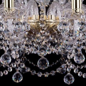 Подвесная люстра Bohemia Ivele Crystal 1411 1411/10+5/240/G/Balls в Нижнем Тагиле - nizhniy-tagil.mebel24.online | фото 3