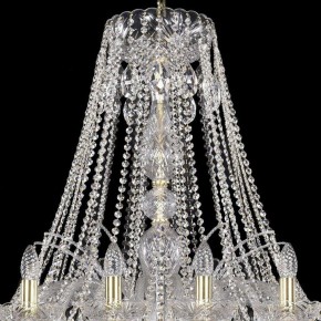 Подвесная люстра Bohemia Ivele Crystal 1411 1411/24/460/G в Нижнем Тагиле - nizhniy-tagil.mebel24.online | фото 4