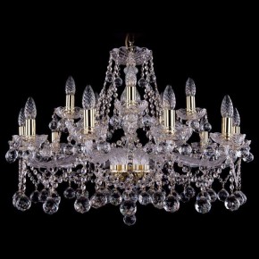 Подвесная люстра Bohemia Ivele Crystal 1413 1413/10+5/300/G/Balls в Нижнем Тагиле - nizhniy-tagil.mebel24.online | фото
