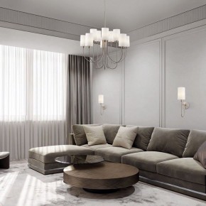 Подвесная люстра Eurosvet Abbey 60164/10 никель в Нижнем Тагиле - nizhniy-tagil.mebel24.online | фото 4