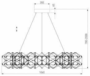 Подвесная люстра Eurosvet Uma 90369/15 медь в Нижнем Тагиле - nizhniy-tagil.mebel24.online | фото 4