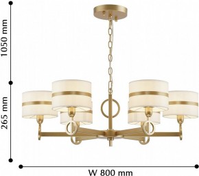 Подвесная люстра Favourite Mateo 2634-6P в Нижнем Тагиле - nizhniy-tagil.mebel24.online | фото 8