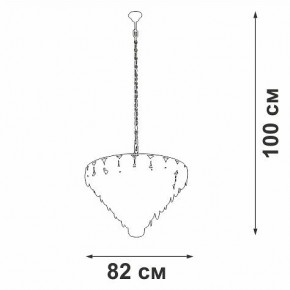Подвесная люстра Vitaluce V58340 V58340-8/25 в Нижнем Тагиле - nizhniy-tagil.mebel24.online | фото 3