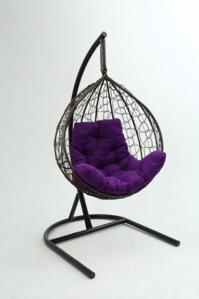 Подвесное кресло Бароло (коричневый/фиолетовый) в Нижнем Тагиле - nizhniy-tagil.mebel24.online | фото