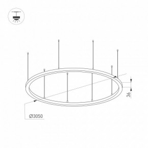 Подвесной светильник Arlight ARC 034078(1) в Нижнем Тагиле - nizhniy-tagil.mebel24.online | фото 2