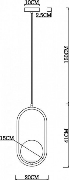 Подвесной светильник Arte Lamp Matisse A7745SP-1AB в Нижнем Тагиле - nizhniy-tagil.mebel24.online | фото 4