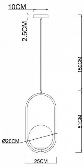 Подвесной светильник Arte Lamp Matisse A7746SP-1AB в Нижнем Тагиле - nizhniy-tagil.mebel24.online | фото 3