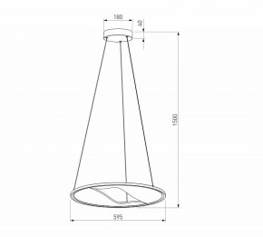 Подвесной светильник Eurosvet Occhio 40027/1 LED серый в Нижнем Тагиле - nizhniy-tagil.mebel24.online | фото 5