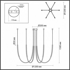 Подвесной светильник Odeon Light Monella 6639/70L в Нижнем Тагиле - nizhniy-tagil.mebel24.online | фото 4