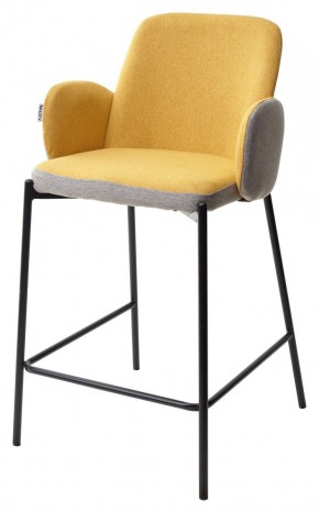 Полубарный стул NYX (H=65cm) VF106 желтый / VF120 серый М-City в Нижнем Тагиле - nizhniy-tagil.mebel24.online | фото 1