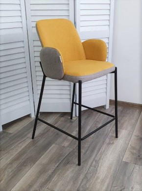 Полубарный стул NYX (H=65cm) VF106 желтый / VF120 серый М-City в Нижнем Тагиле - nizhniy-tagil.mebel24.online | фото 2