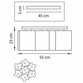 Потолочная люстра Lightstar Nubi 802073 в Нижнем Тагиле - nizhniy-tagil.mebel24.online | фото 2