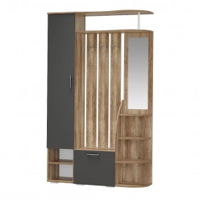 Прихожая Агата ПР-03 (дуб каньон/графит) в Нижнем Тагиле - nizhniy-tagil.mebel24.online | фото