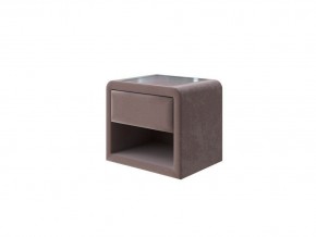 PROxSON Тумба Cube (Ткань: Велюр Shaggy Chocolate) 52x41 в Нижнем Тагиле - nizhniy-tagil.mebel24.online | фото