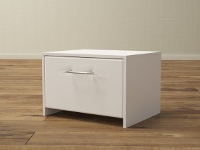 PROxSON Тумба Varna (ЛДСП Белая+экокожа Белый/Белый) 51x40 в Нижнем Тагиле - nizhniy-tagil.mebel24.online | фото