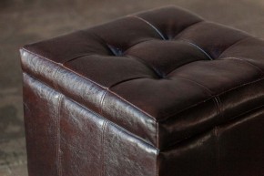 Пуф-сундук Модерна коричневая в Нижнем Тагиле - nizhniy-tagil.mebel24.online | фото 3