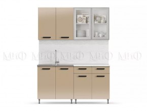 РИО-1 ЛДСП Кухонный гарнитур 1,6 м (Капучино) в Нижнем Тагиле - nizhniy-tagil.mebel24.online | фото