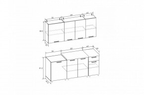 РИО-1 ЛДСП Кухонный гарнитур 1,7 м в Нижнем Тагиле - nizhniy-tagil.mebel24.online | фото 7