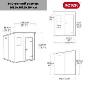 Сарай Манор Пентхаус 6x6 (MANOR PENT 6x6) в Нижнем Тагиле - nizhniy-tagil.mebel24.online | фото 3