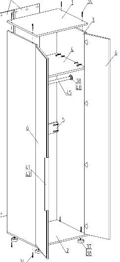 Шкаф 2-ств. для одежды "Лео" в Нижнем Тагиле - nizhniy-tagil.mebel24.online | фото 2