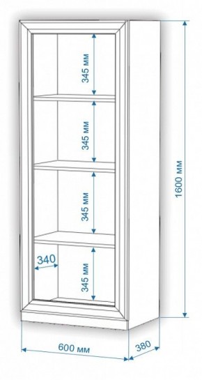 Шкаф для белья Нобиле ВтН-ФГД в Нижнем Тагиле - nizhniy-tagil.mebel24.online | фото 2