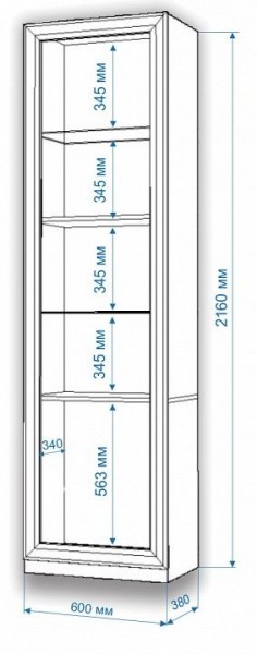 Шкаф для белья Нобиле ВтВ-ФГД-ФГК в Нижнем Тагиле - nizhniy-tagil.mebel24.online | фото 3