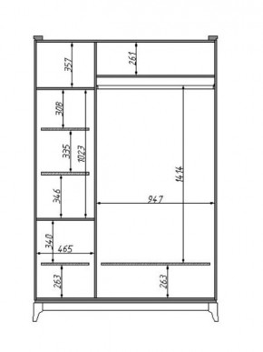 Шкаф для одежды Сабрина (ММ-302-01/03Б) в Нижнем Тагиле - nizhniy-tagil.mebel24.online | фото
