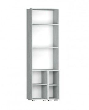 Шкаф Эльза (Бетонный Камень/Белый) в Нижнем Тагиле - nizhniy-tagil.mebel24.online | фото 3