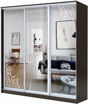 Шкаф-купе ХИТ 23-18-656 ОРНАМЕНТ в Нижнем Тагиле - nizhniy-tagil.mebel24.online | фото