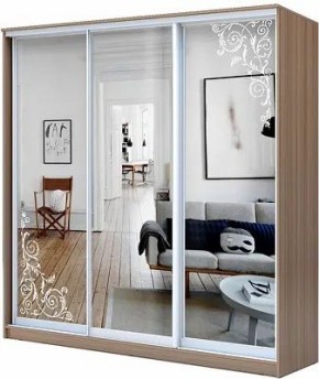Шкаф-купе ХИТ 23-20/2-656 ОРНАМЕНТ в Нижнем Тагиле - nizhniy-tagil.mebel24.online | фото
